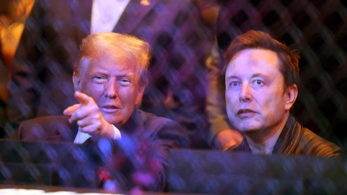 Seçim kutlaması: Donald Trump ve Elon Musk, UFC Şampiyonası’na gitti